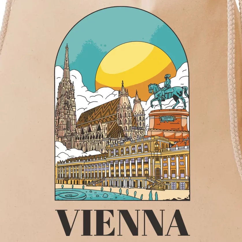 Vienna Austria Drawstring Bag