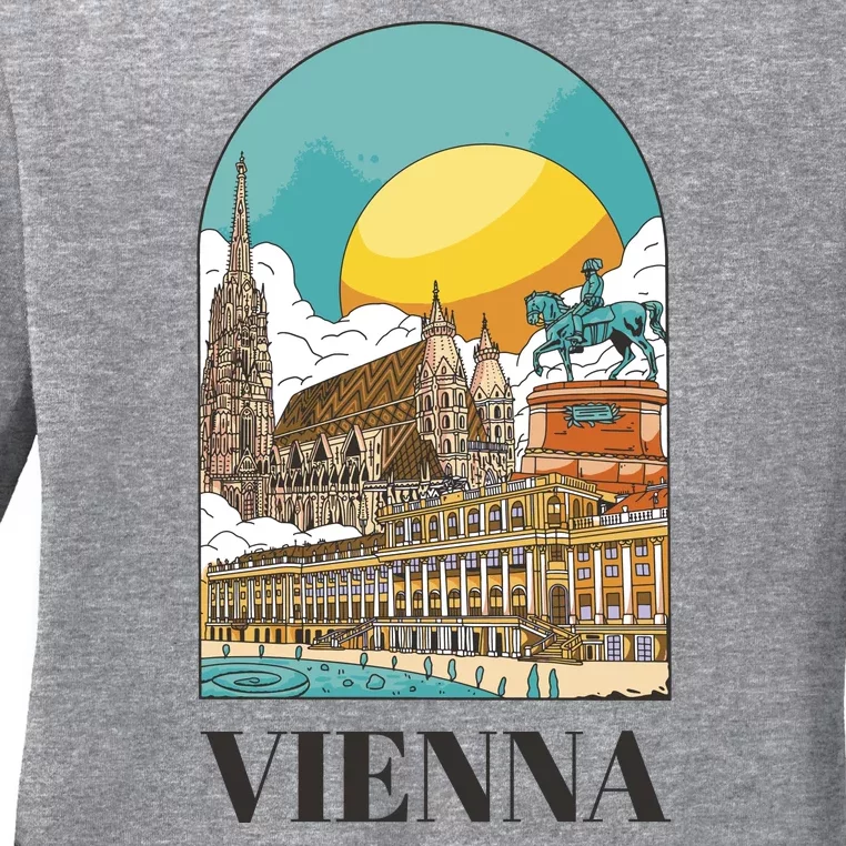 Vienna Austria Ladies Long Sleeve Shirt