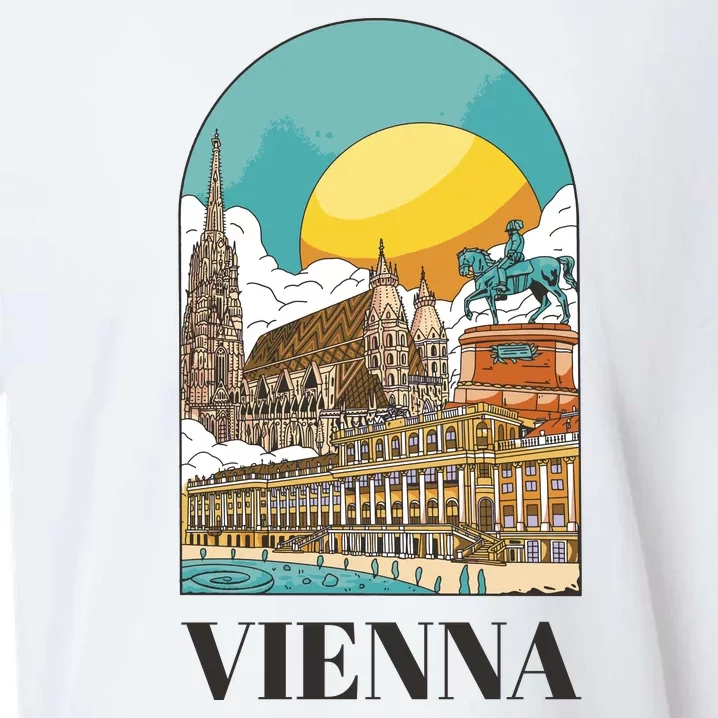 Vienna Austria Sueded Cloud Jersey T-Shirt