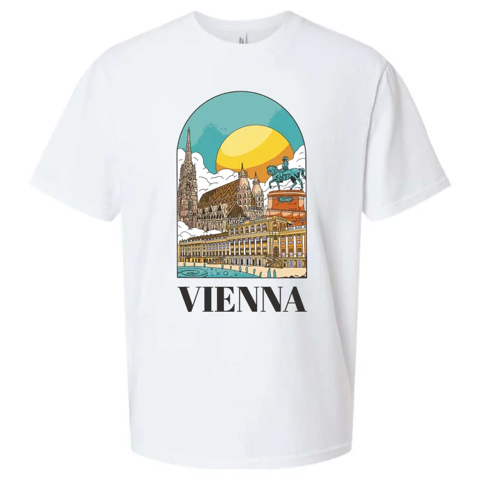 Vienna Austria Sueded Cloud Jersey T-Shirt