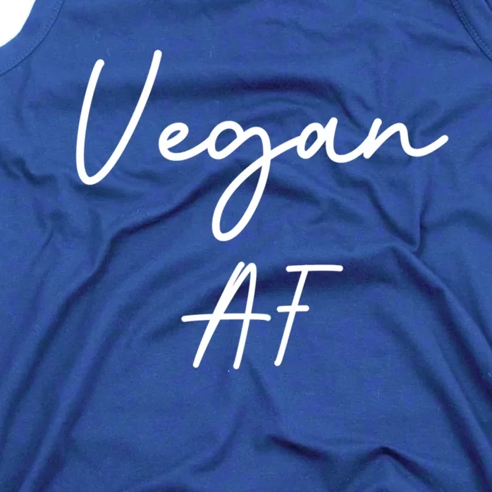 Vegan Af Vegetarian Veganism Funny Gift Tank Top