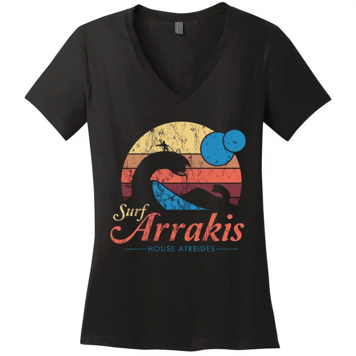 Visit Arrakis Women's V-Neck T-Shirt