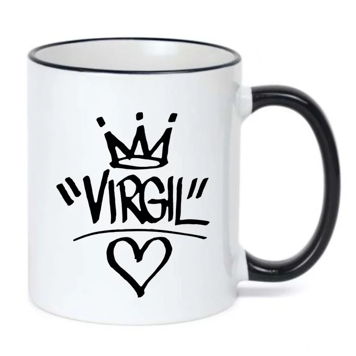 Virgil Abloh Black Color Changing Mug