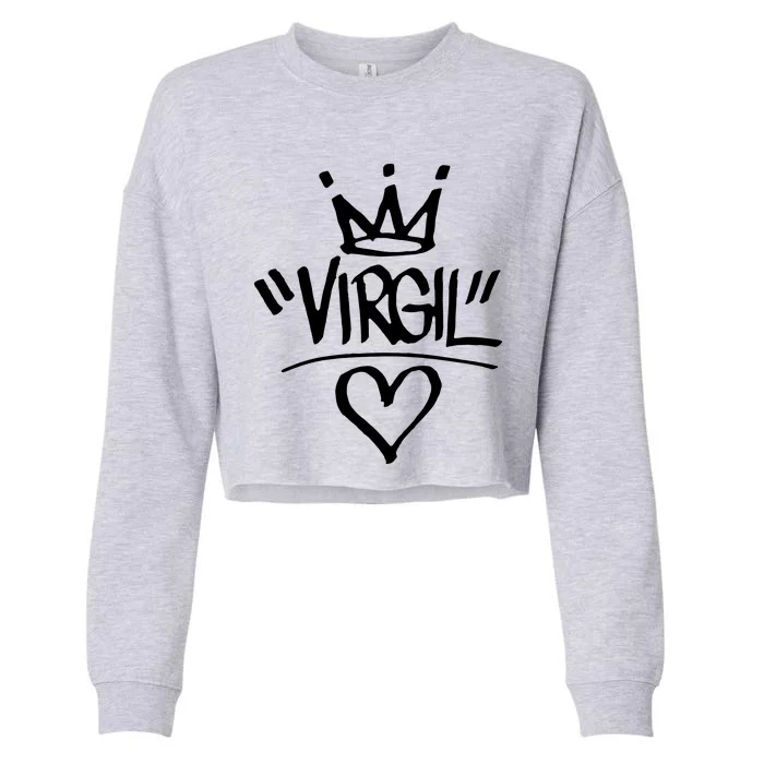 Virgil Abloh Cropped Pullover Crew