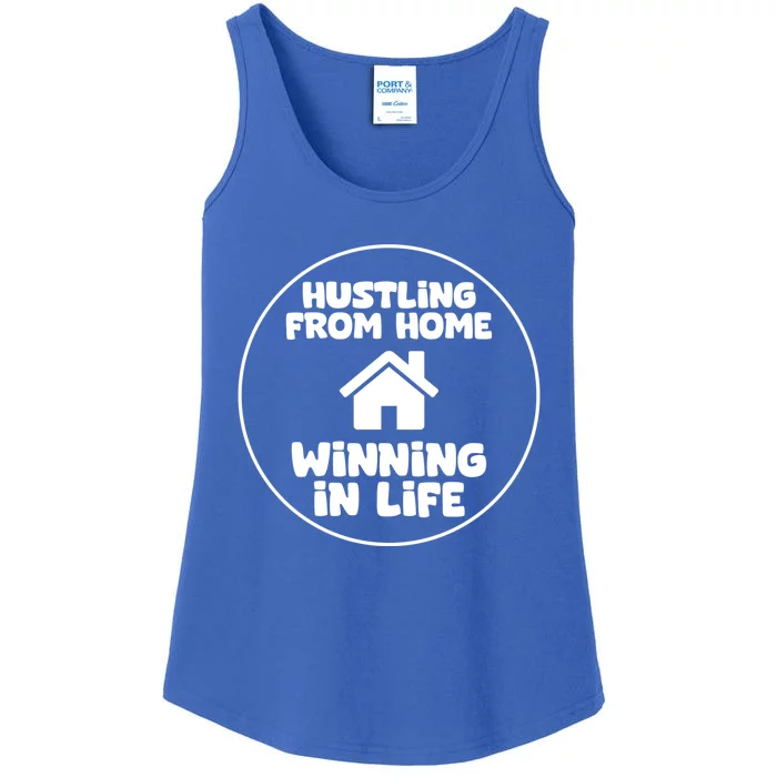 Virtual Assistant Wfh Hustling From Home Winning In Life Gift Ladies Essential Tank