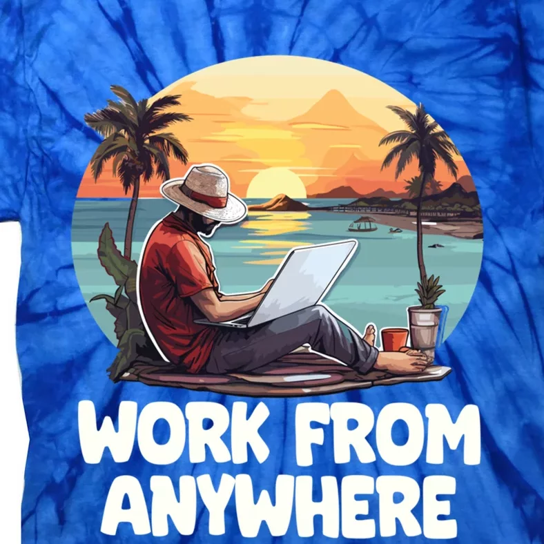 Virtual Assistant Wfh Work From Anywhere Cool Gift Tie-Dye T-Shirt