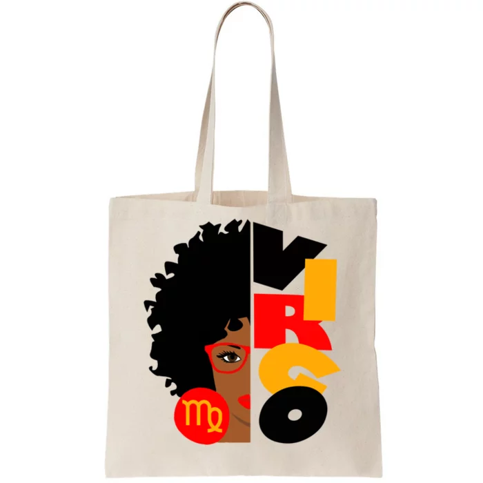 Virgo Africa Zodiac Signs Birthday Gift Tote Bag