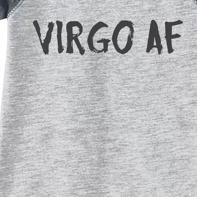 Virgo AF Zodiac Birthday Horoscope Shirts Funny Gift Infant Baby Jersey Bodysuit