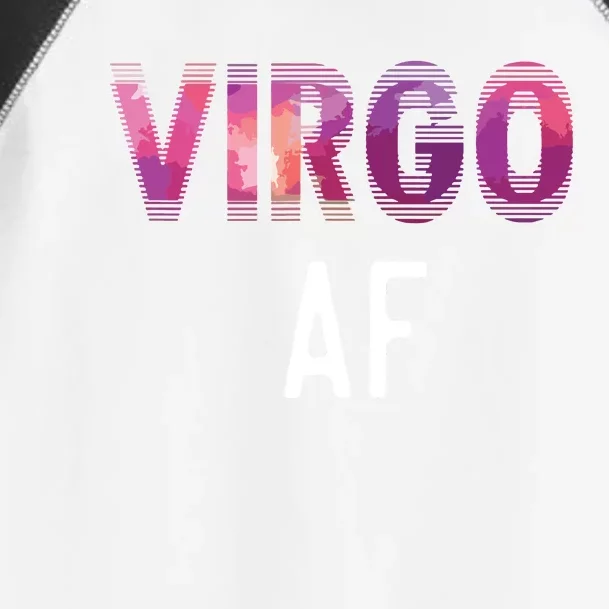 Virgo AF Zodiac Birthday Horoscope Funny Gift Toddler Fine Jersey T-Shirt