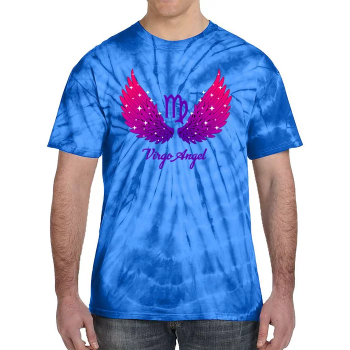 Virgo Angel Zodiac Sign With Angel Wings Virgo Gift Tie-Dye T-Shirt