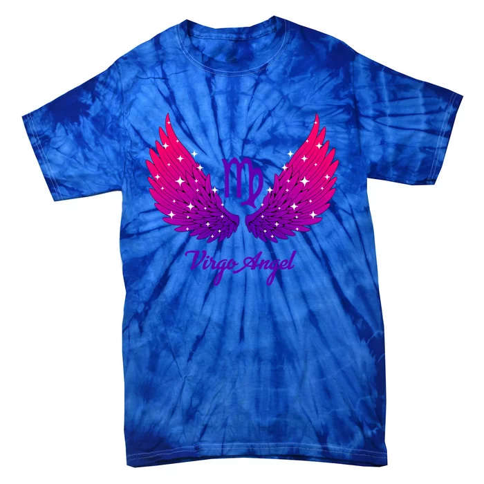 Virgo Angel Zodiac Sign With Angel Wings Virgo Gift Tie-Dye T-Shirt