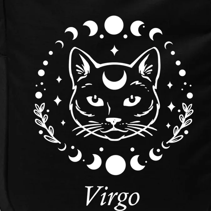 Virgo Astrology Zodiac Sign Horoscope Moon Phase Cat Gift Impact Tech Backpack