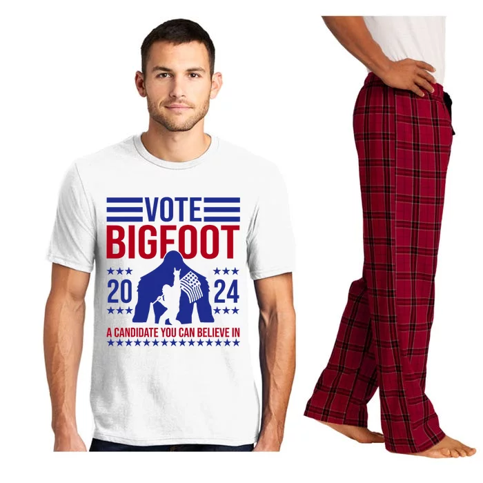 Vote Bigfoot 2024 A Candidate You Can Believe In Pajama Set