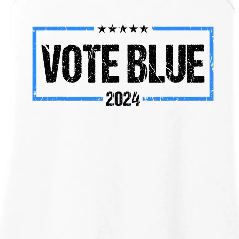 Vote Blue 2024 Presidential Election 2024 Democrat Ladies Essential Tank