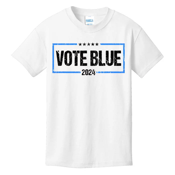 Vote Blue 2024 Presidential Election 2024 Democrat Kids T-Shirt