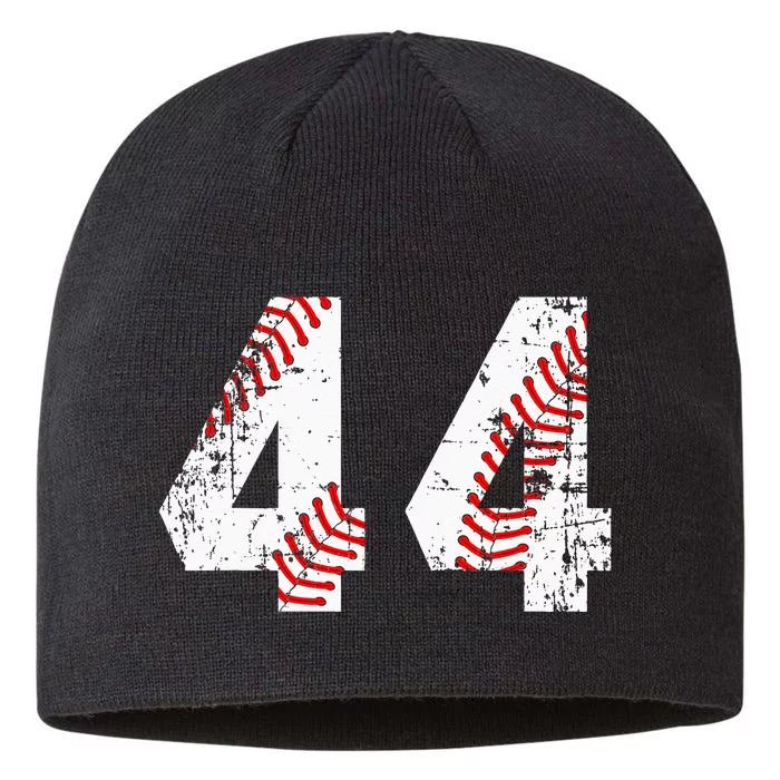 Vintage Baseball 44 Jersey Number 8 1/2in Sustainable Knit Beanie