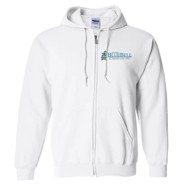 Vintage Bluebell Alabama From Hart Of Dixie Full Zip Hoodie