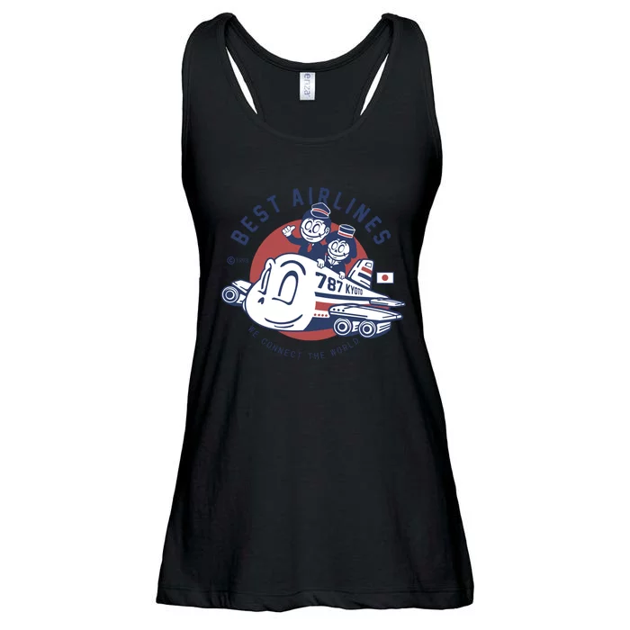 Vintage Best Airlanes Ladies Essential Flowy Tank