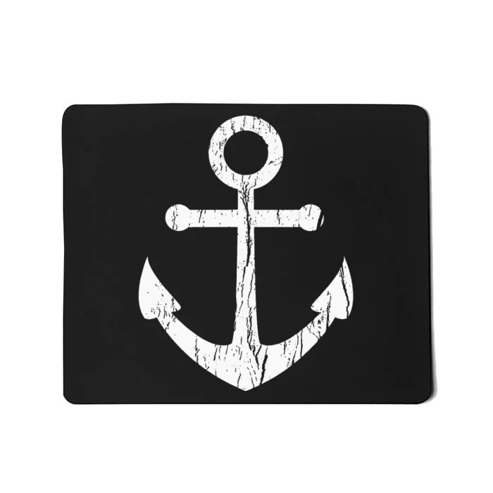 Vintage Boat Anchor Nautical Sailing Gift Mousepad