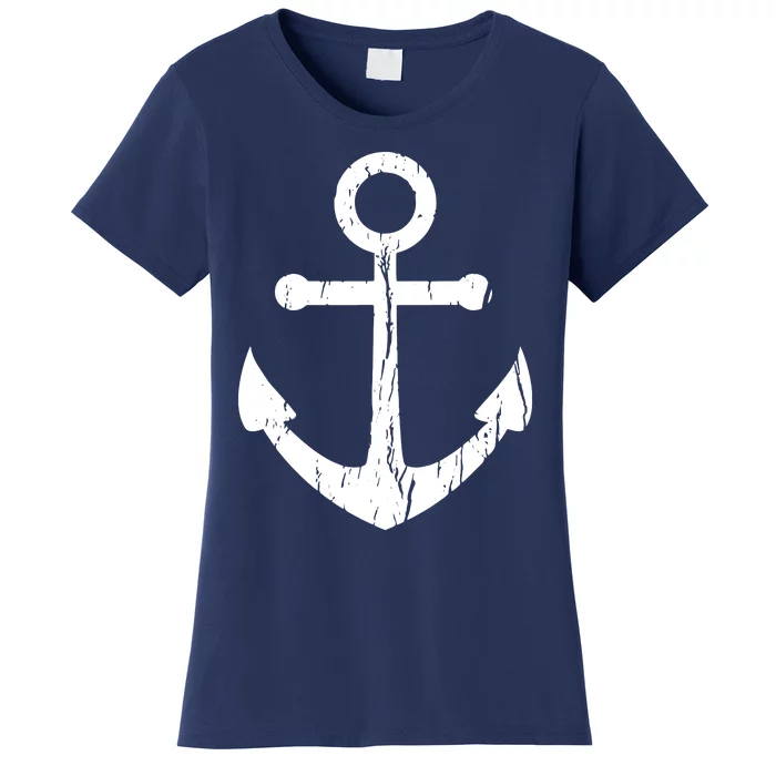 Vintage Boat Anchor Nautical Sailing Women's T-Shirt