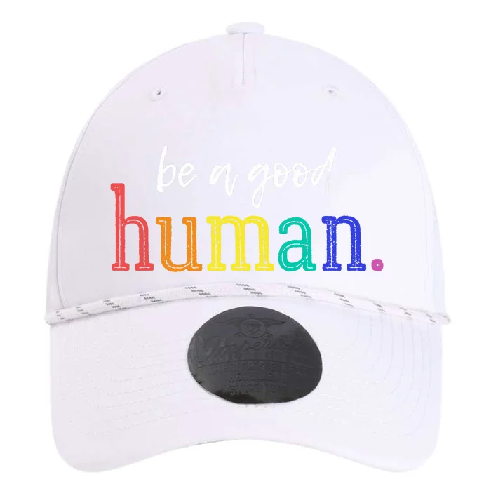 Vintage Be A Good Human Positive Message T Saying Performance The Dyno Cap