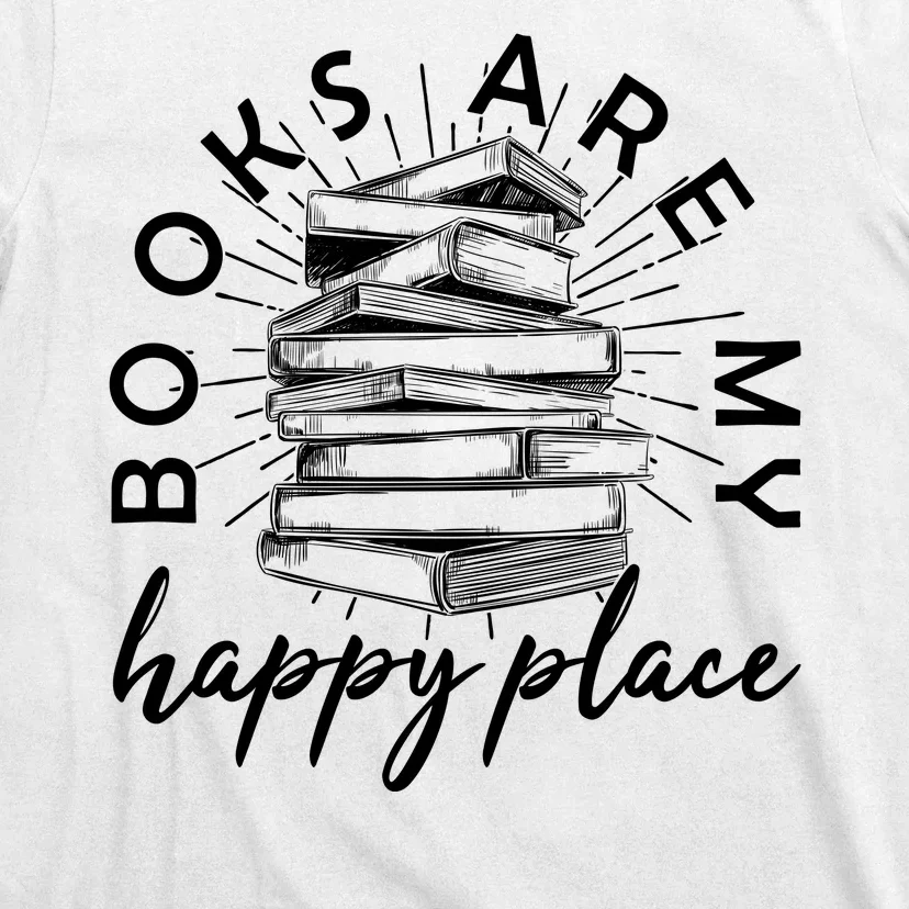 Vintage Books Are My Happy Place T-Shirt