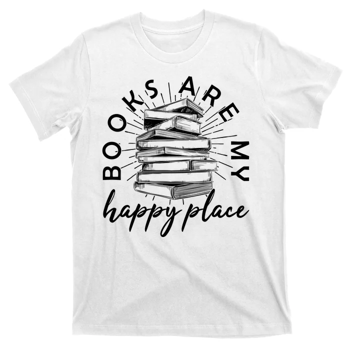 Vintage Books Are My Happy Place T-Shirt