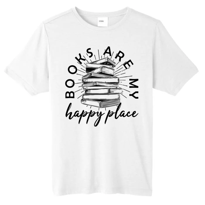 Vintage Books Are My Happy Place ChromaSoft Performance T-Shirt