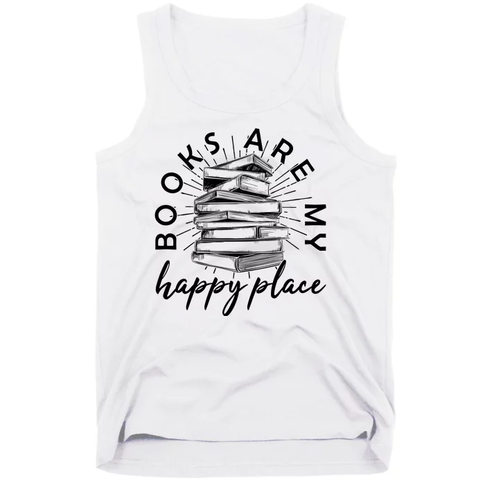 Vintage Books Are My Happy Place Tank Top