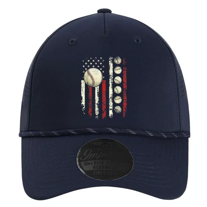 Vintage Baseball American Flag Performance The Dyno Cap