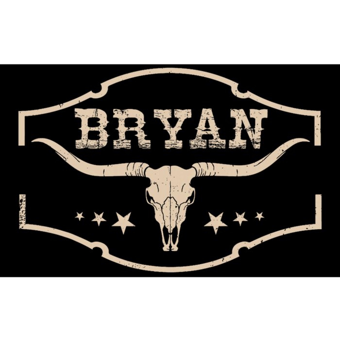 Vintage Bryan Bullskull Western Deserts Bryan Personalized Bumper Sticker