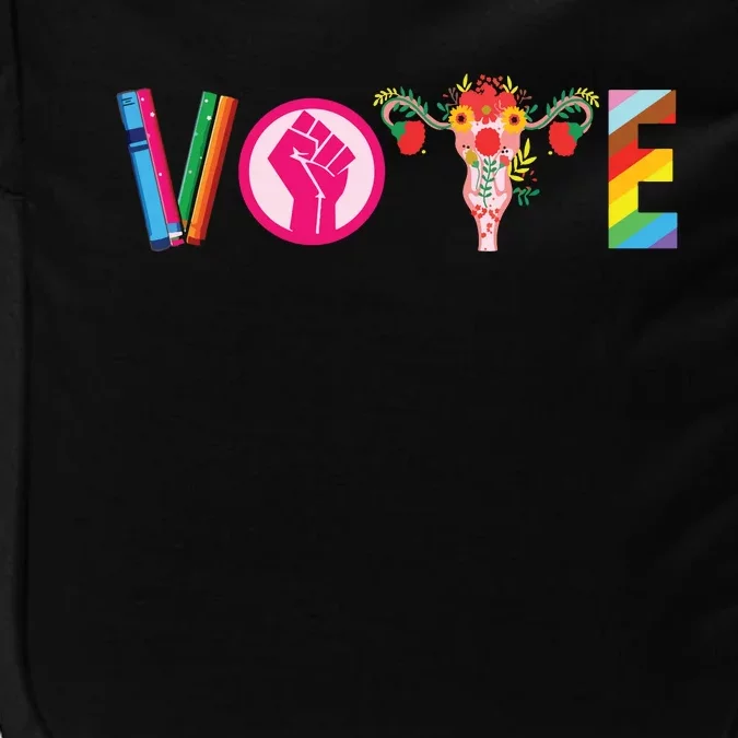 Vote Banned Books Reproductive Rights Blm Political Activism Impact Tech Backpack