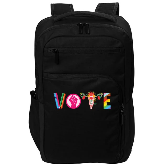 Vote Banned Books Reproductive Rights Blm Political Activism Impact Tech Backpack