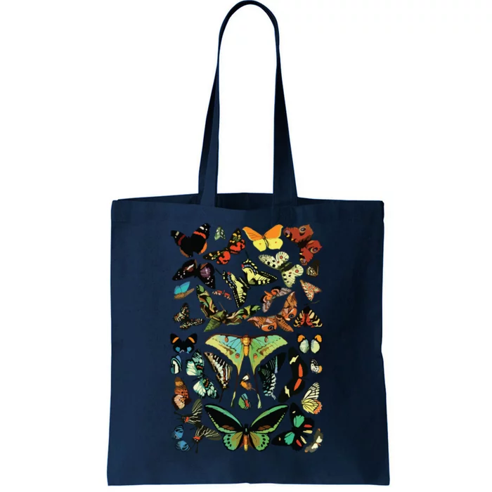 Vintage Butterflies Butterfly Collection Scientific Tote Bag