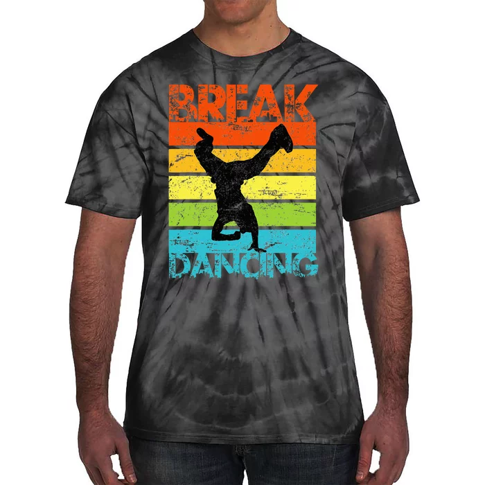 Vintage Breakdancing Bboy Break Dance Urban Dance Hip Hop Tie-Dye T-Shirt