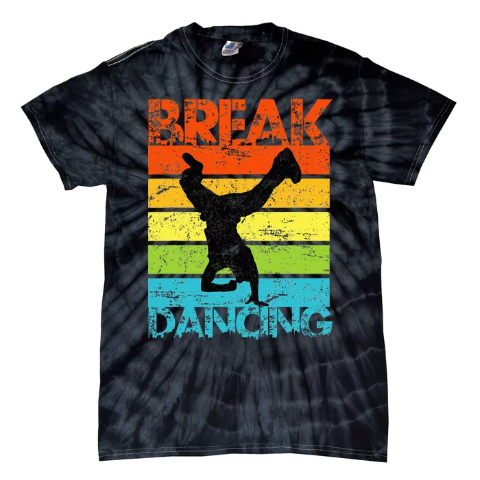 Vintage Breakdancing Bboy Break Dance Urban Dance Hip Hop Tie-Dye T-Shirt