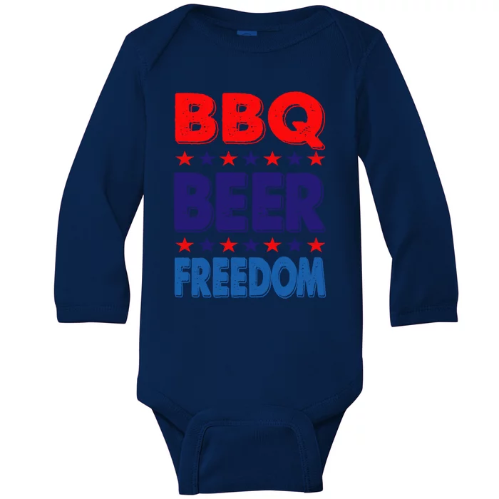 Vintage Bbq Beer Freedom Nevada Election 2020 Gift Cute Gift Baby Long Sleeve Bodysuit