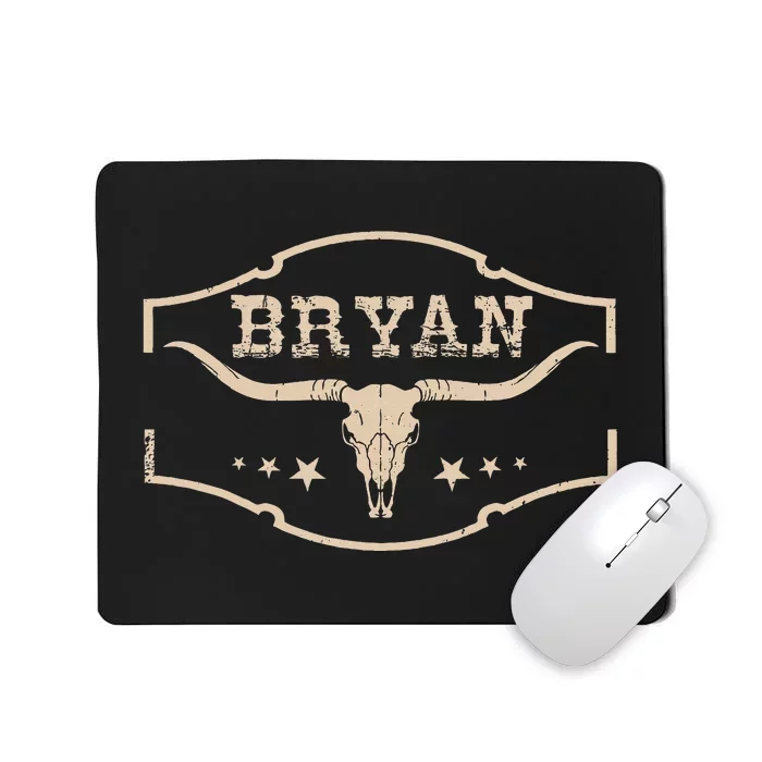 Vintage Bryan Bullskull Western Deserts Bryan Mousepad