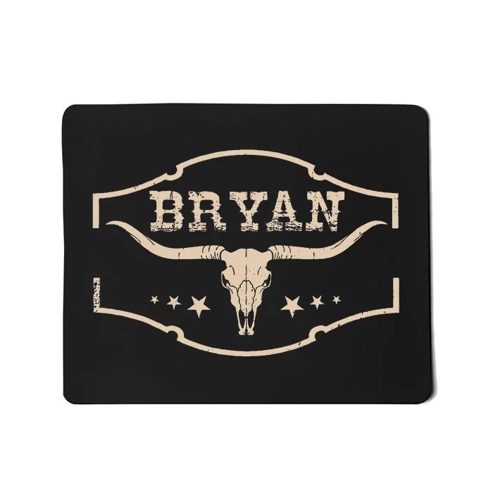 Vintage Bryan Bullskull Western Deserts Bryan Mousepad