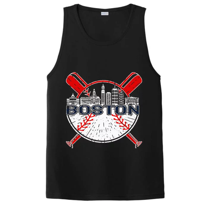 Vintage Boston Baseball Performance Tank