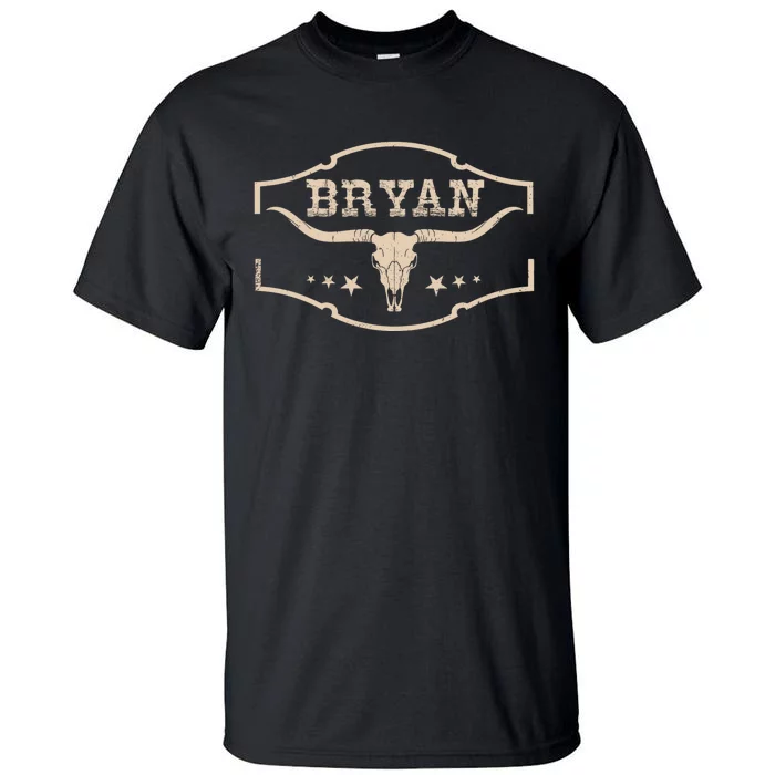 Vintage Bryan Bullskull Western Deserts Bryan Personalized Tall T-Shirt