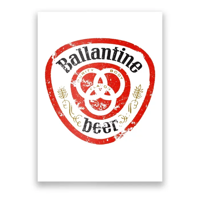 Vintage Ballantine Beer Poster