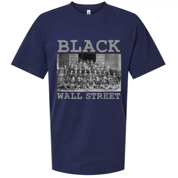 Vintage Black Business Black History Month Black Wall Street Sueded Cloud Jersey T-Shirt