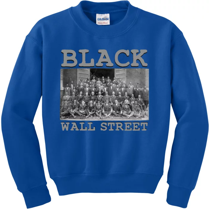 Vintage Black Business Black History Month Black Wall Street Great Gift Kids Sweatshirt