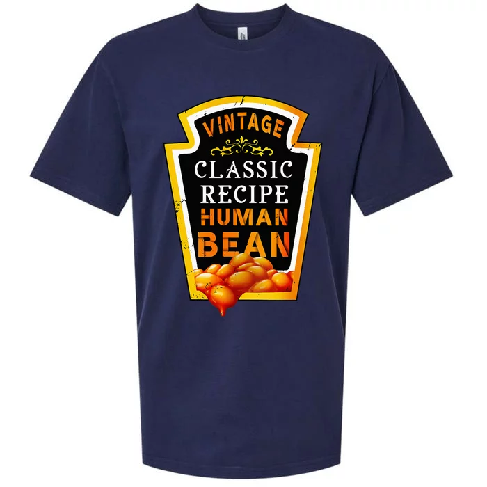 Vintage Baked Beans Lover Human Bean Costume Sueded Cloud Jersey T-Shirt