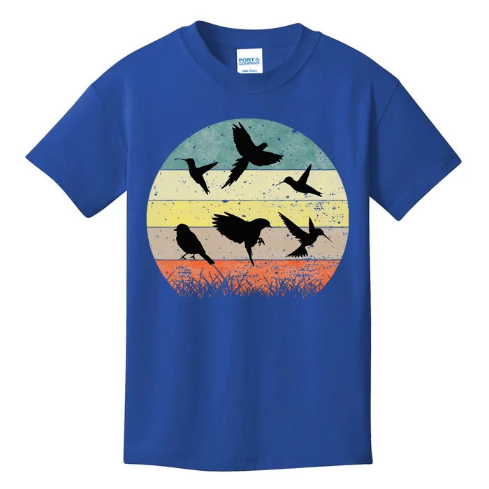 Vintage Birding Bird Watching Funny Bird Watcher Bird Kids T-Shirt