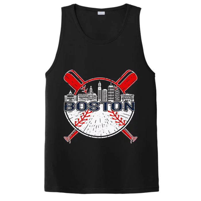 Vintage Boston Baseball Performance Tank