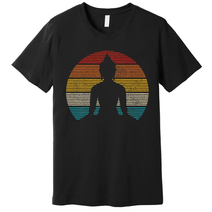 Vintage Buddha Buddhism Zen Spiritual Yoga Meditation Premium T-Shirt