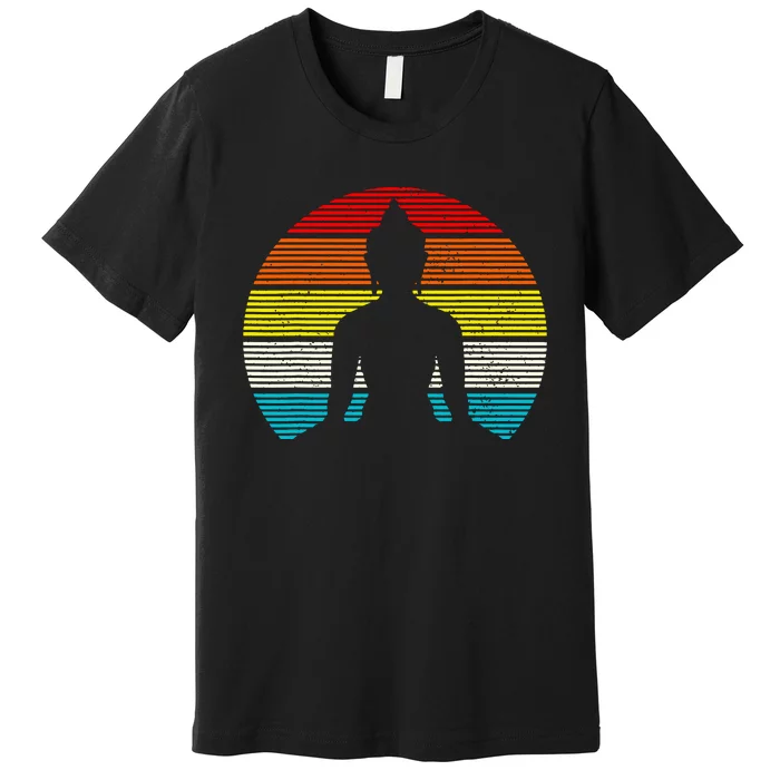 Vintage Buddha Buddhism Zen Spiritual Yoga Meditation Gift Premium T-Shirt