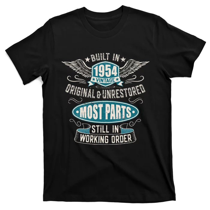 Vintage Birthday Born In 1954 Built In The 50s T-Shirt